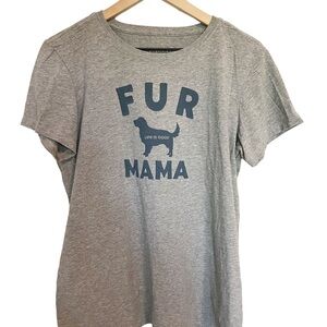 Life is good Women's Fur Mama Crusher‎ Tee Large